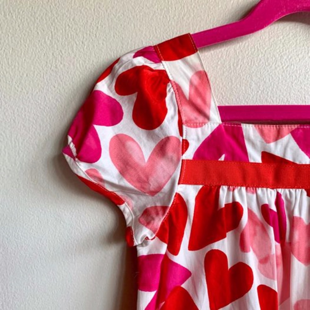 Gymboree Red Hearts Dress SIZE 5T - Picture 3 of 10